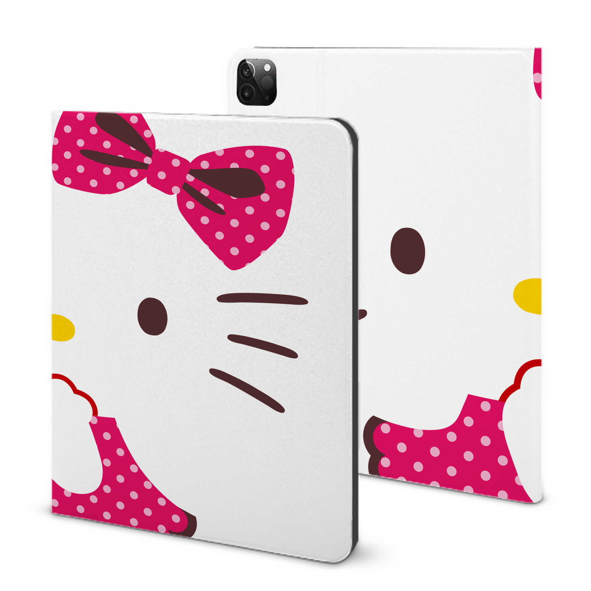 （画像用） Hello Kitty ハローキティ IPadケース ペンホルダー付き ブックスタイルデザイン